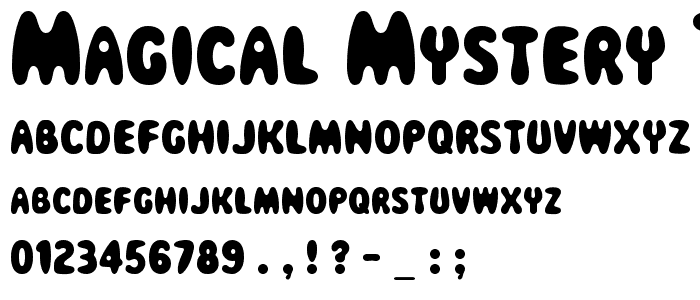 Magical Mystery Tour font